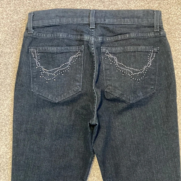 NYDG Not Your Daughter’s Jeans Embellished Lift Tuck Technology Dark Was… - Picture 15 of 16